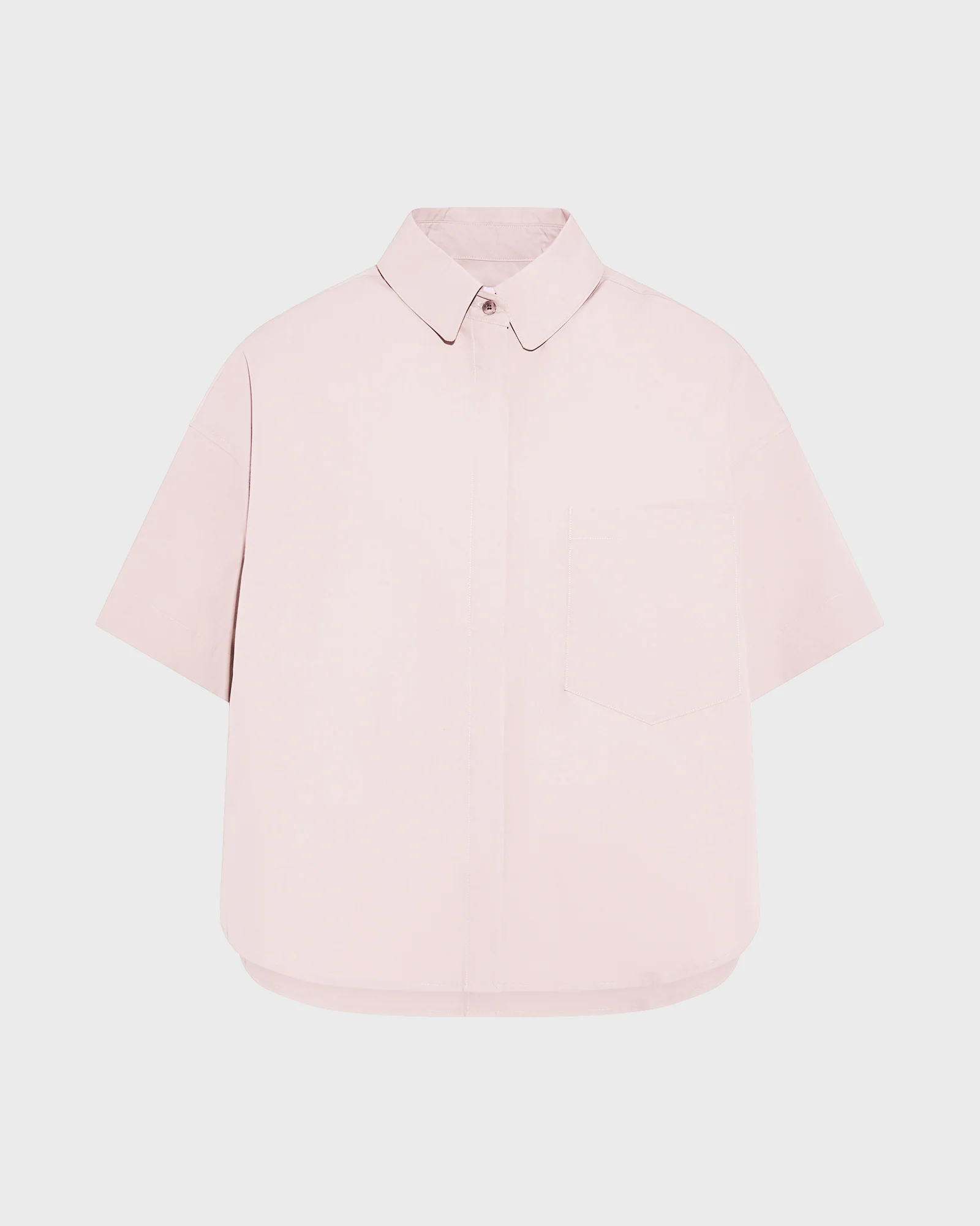 Short sleeve poplin shirt - Image 4
