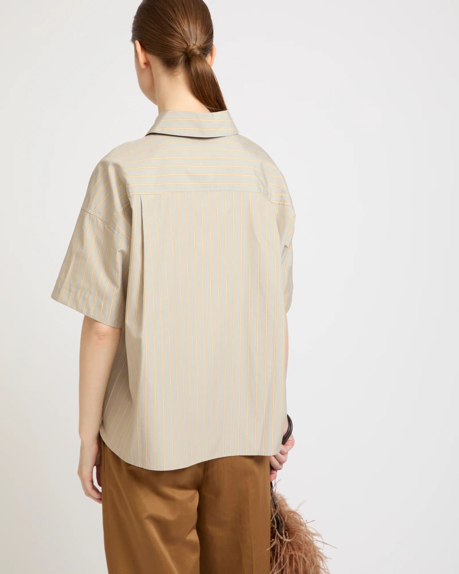 Short sleeve poplin shirt - Image 3