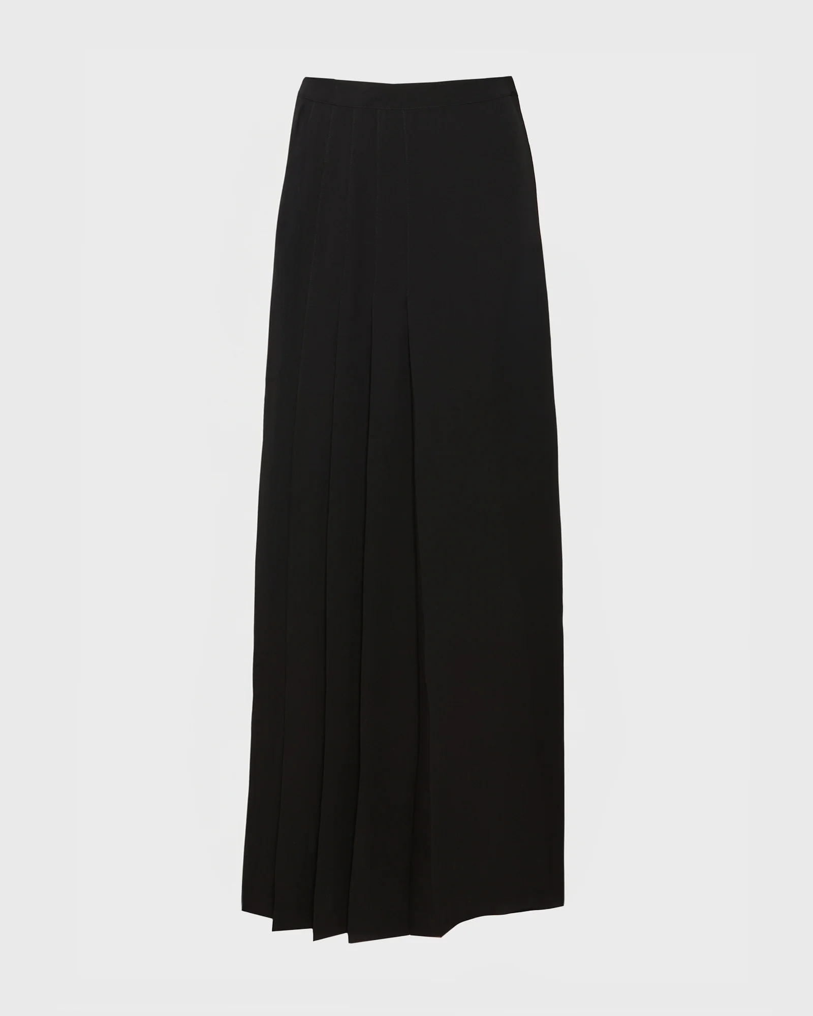 Silk crepe wrap skirt - Image 4