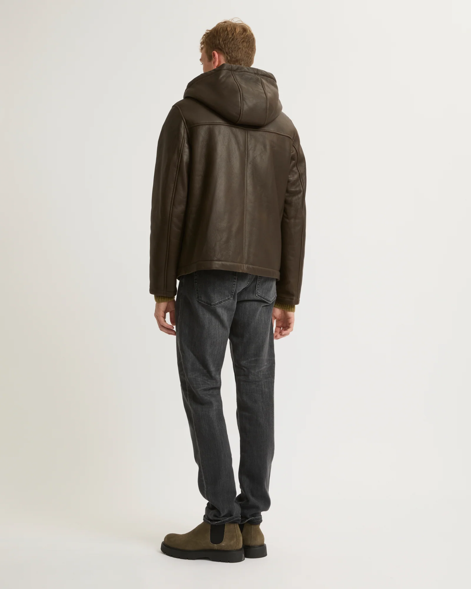 Silky shearling hoodie - Image 4