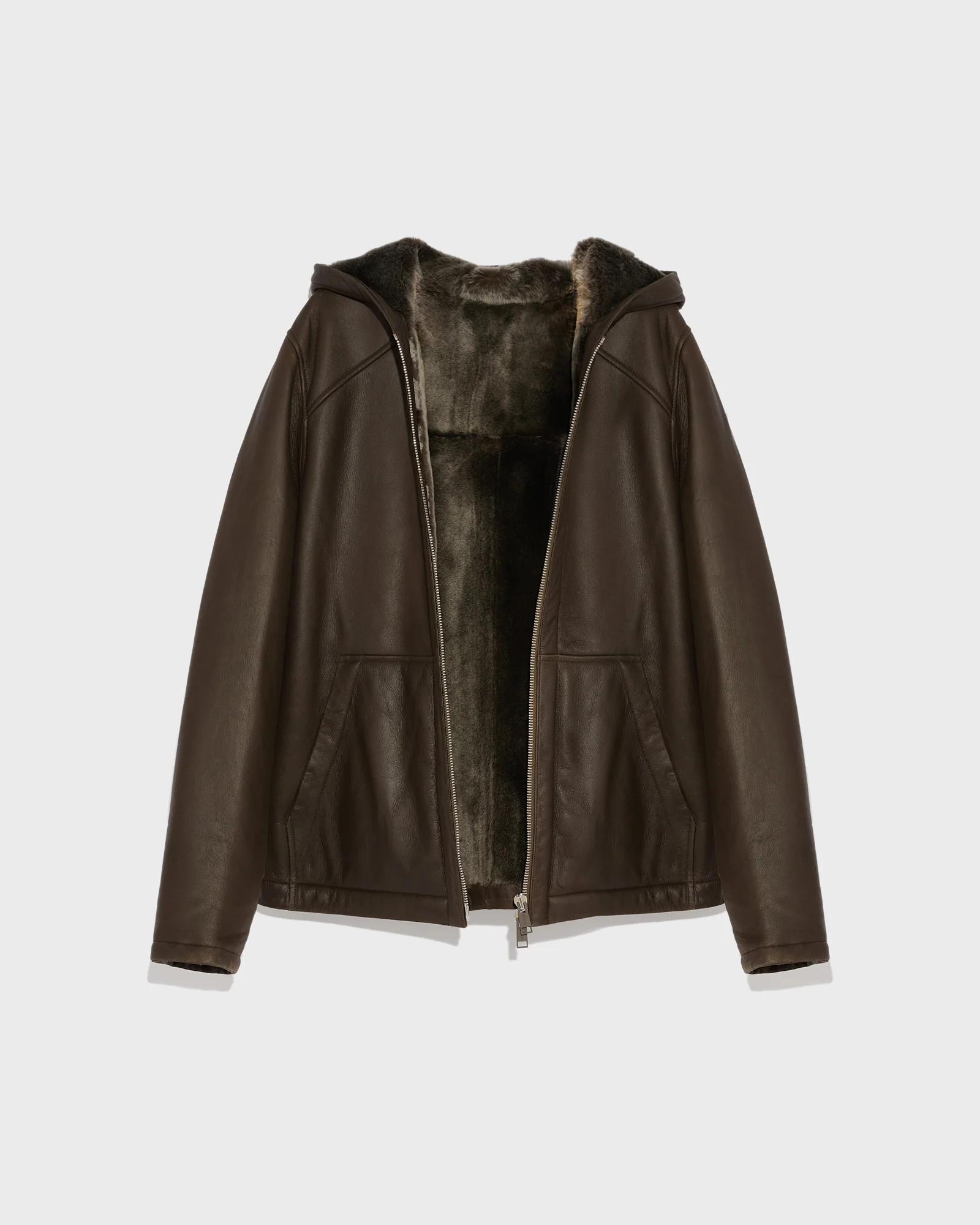 Silky shearling hoodie - Image 7