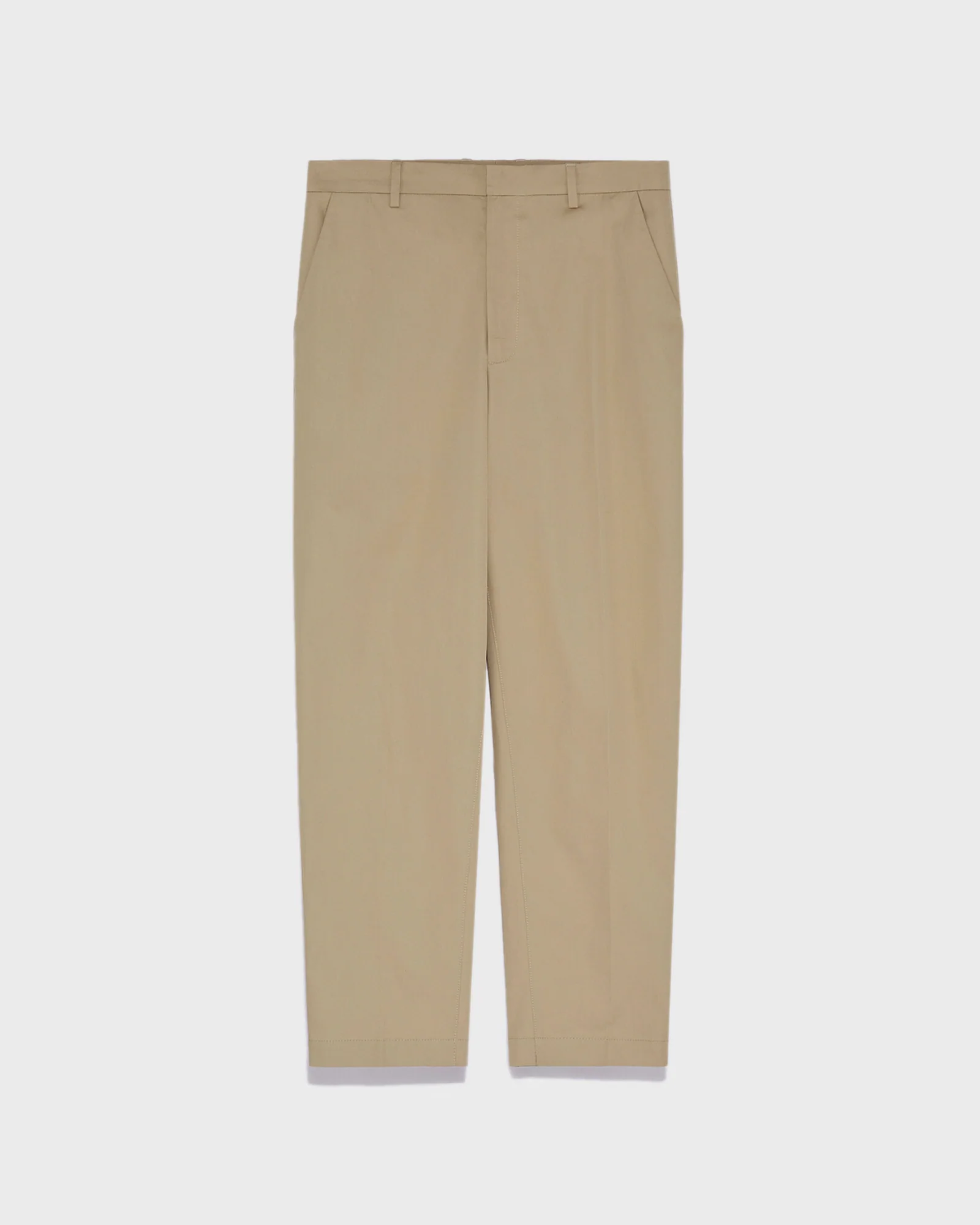 Straight cotton trousers - Image 4