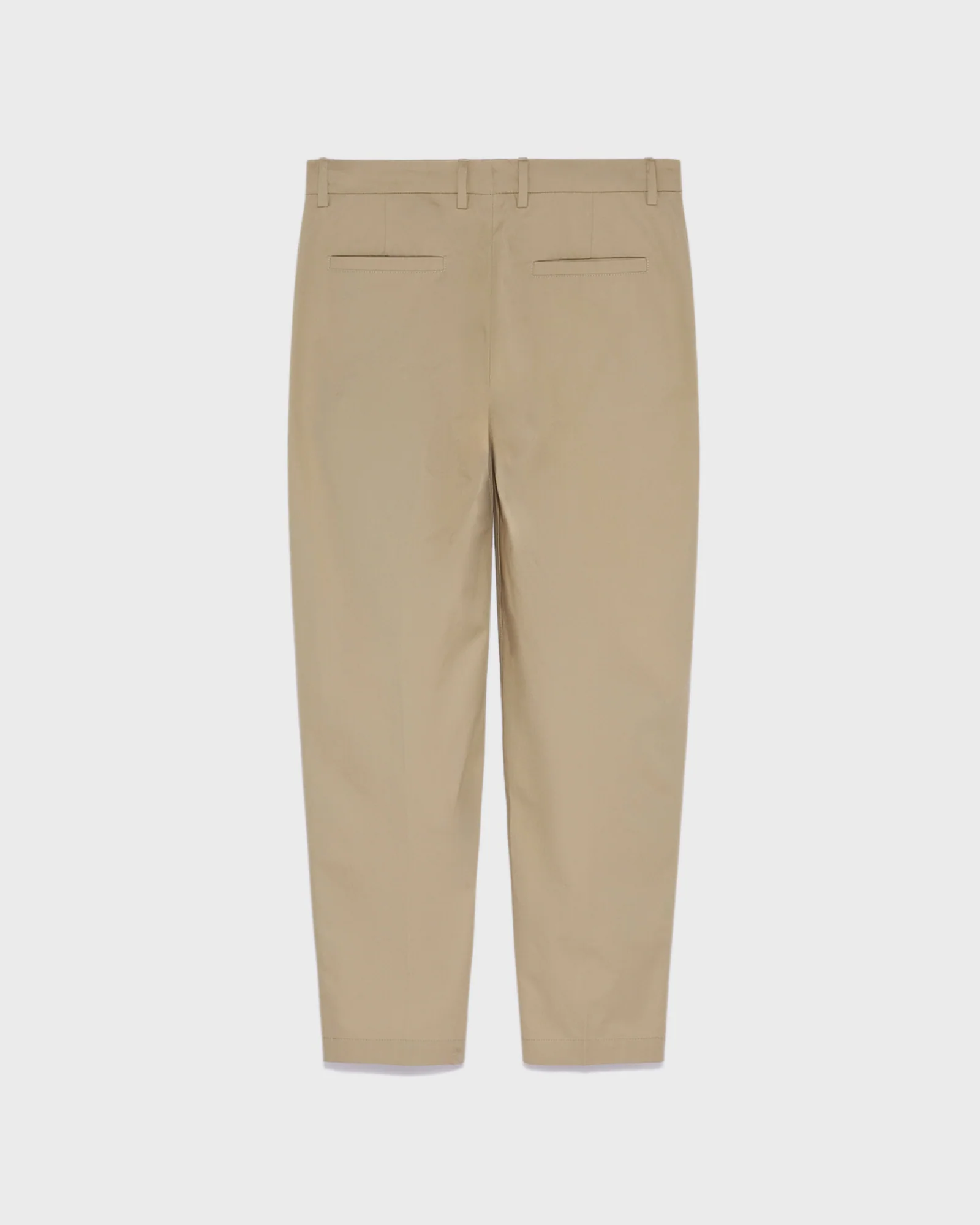 Straight cotton trousers - Image 5
