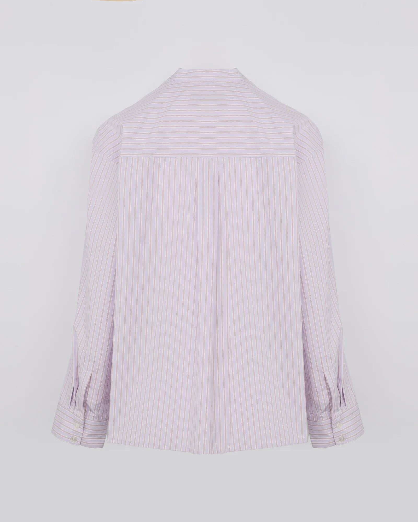 Striped cotton poplin blouse - Image 6