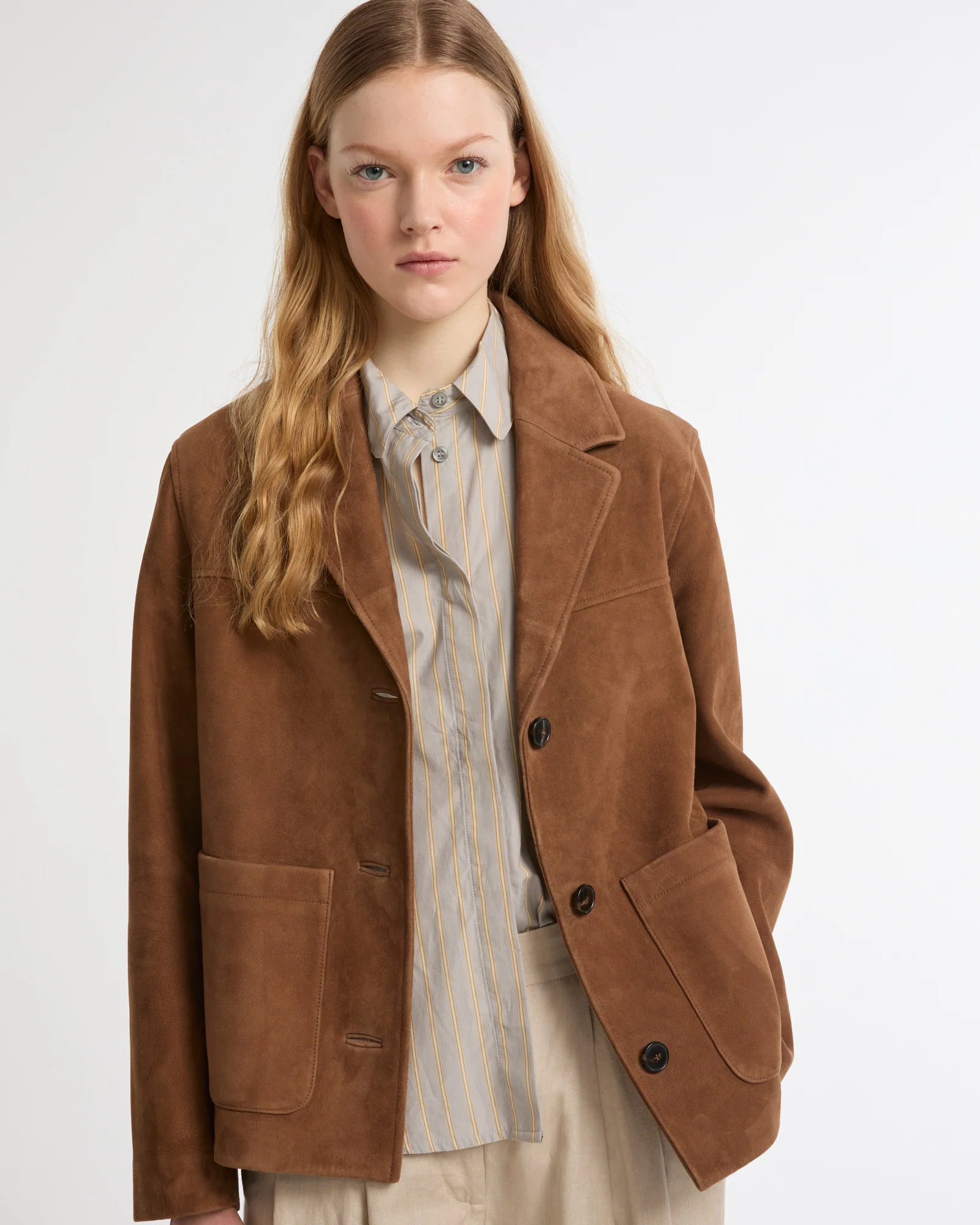 Classic Suede Calfskin Jacket - Image 2