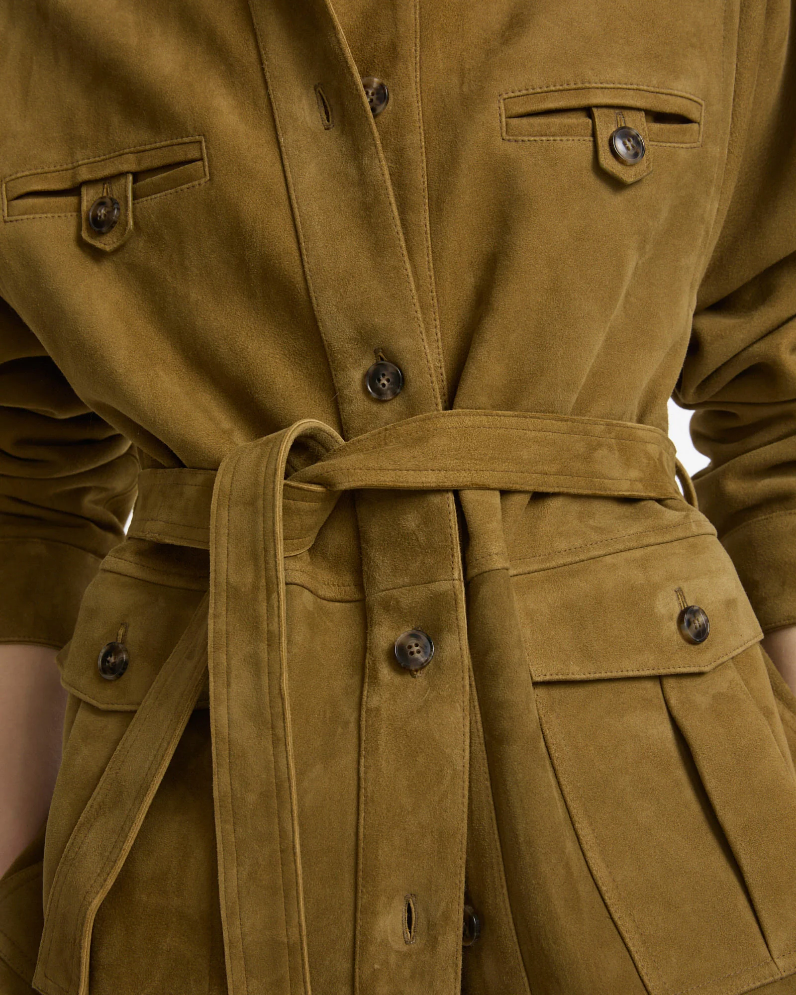 Suede calfskin safari jacket - Image 3