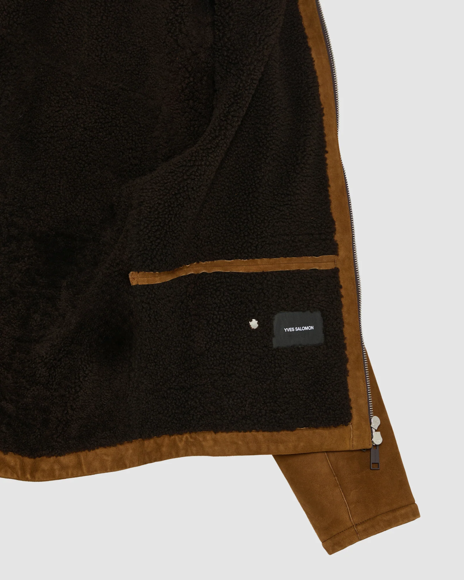 Suede lambskin shearling jacket - Image 7