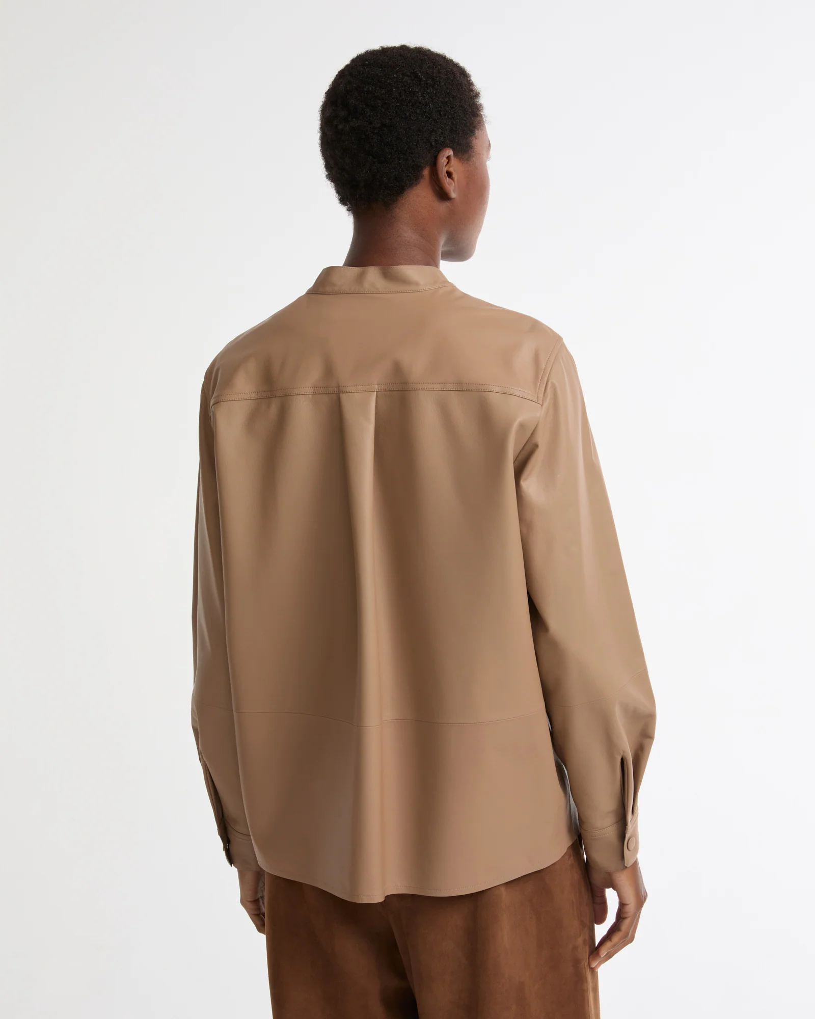 Supple lambskin shirt - Image 3