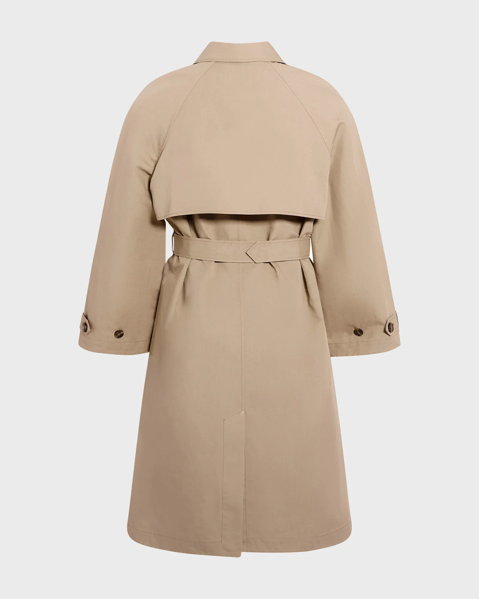 Two-tone double-sided cotton trench coat - Image 5