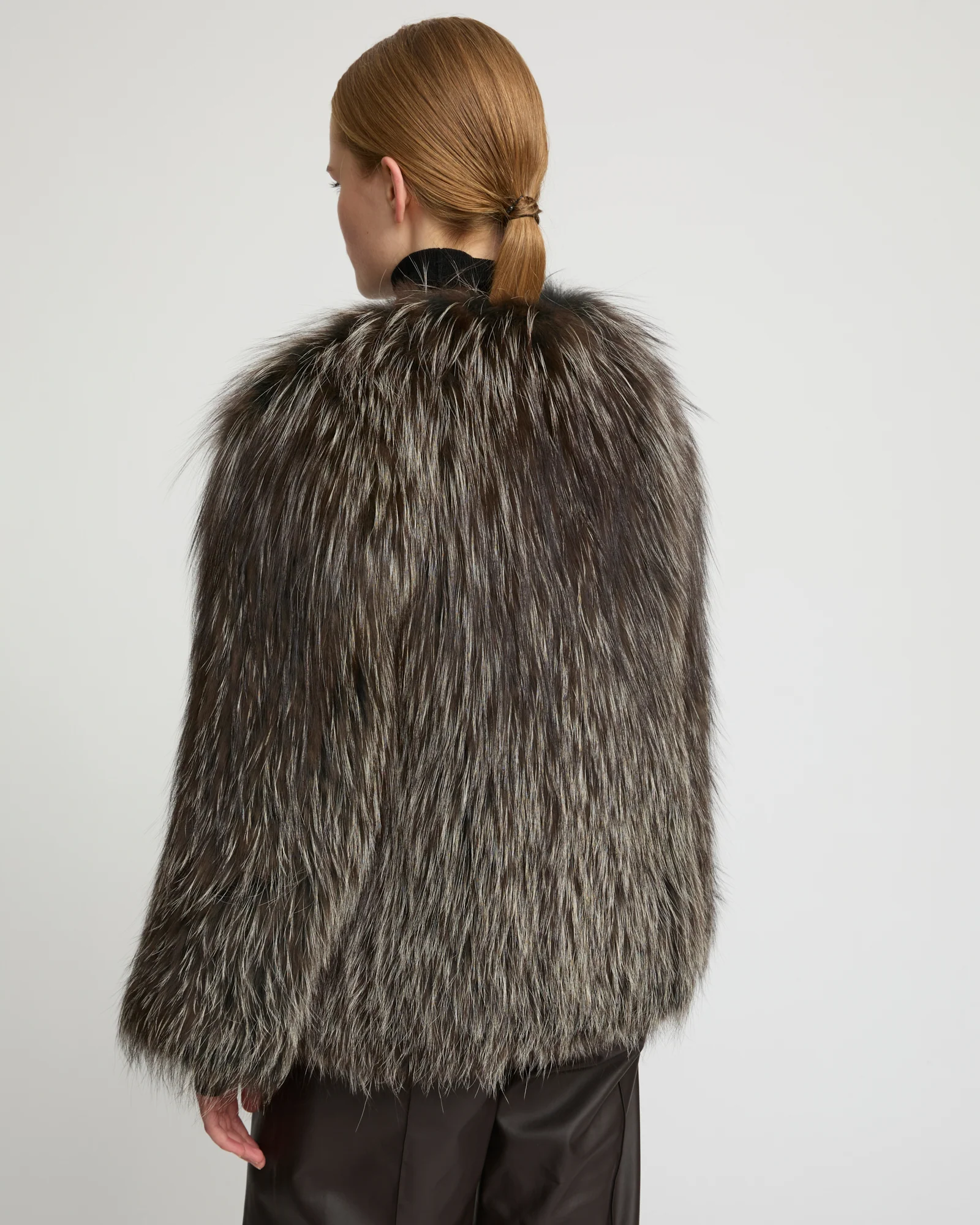 Knitted fox fur jacket - Image 5
