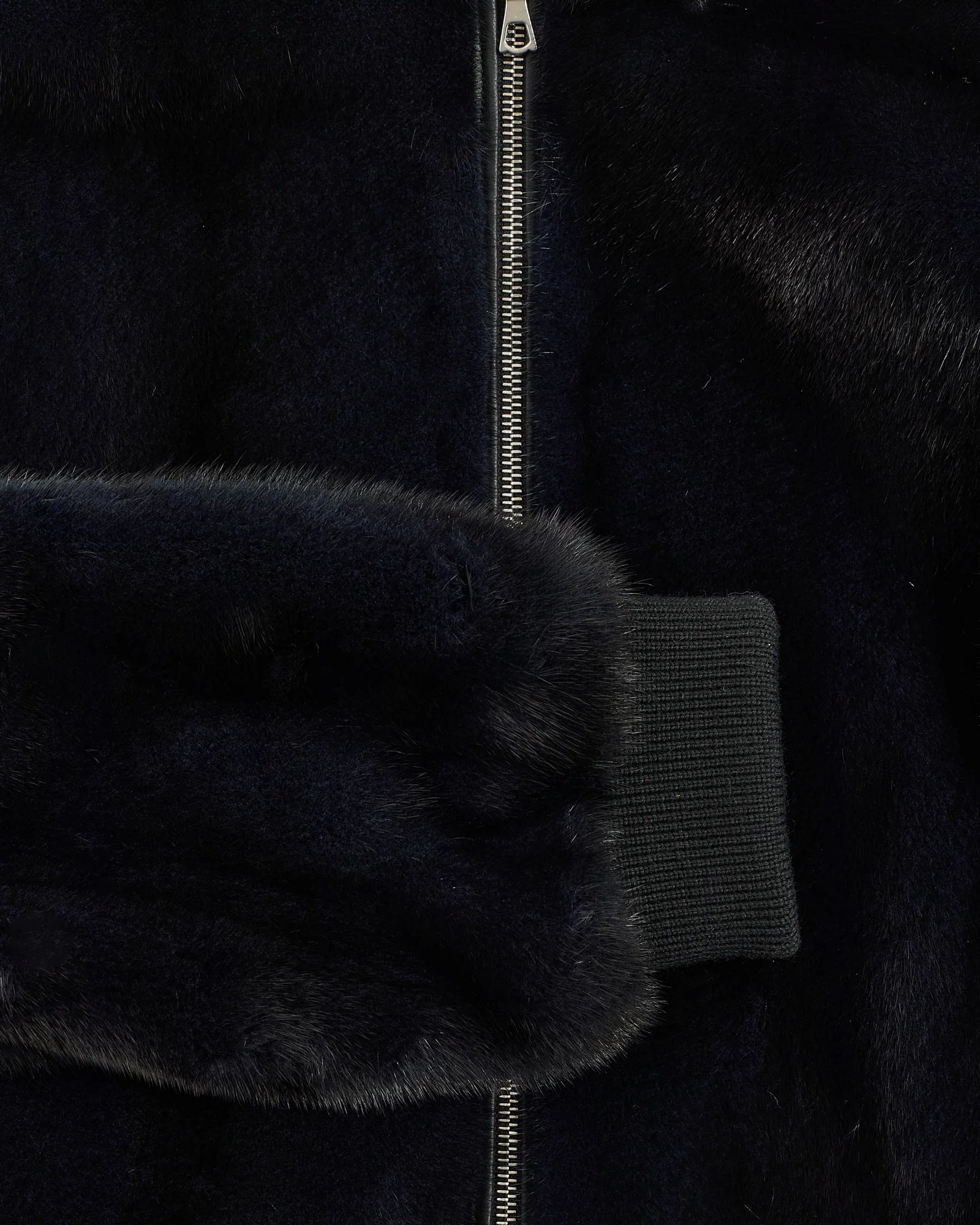 Bombers short mink fur jacket - Image 3