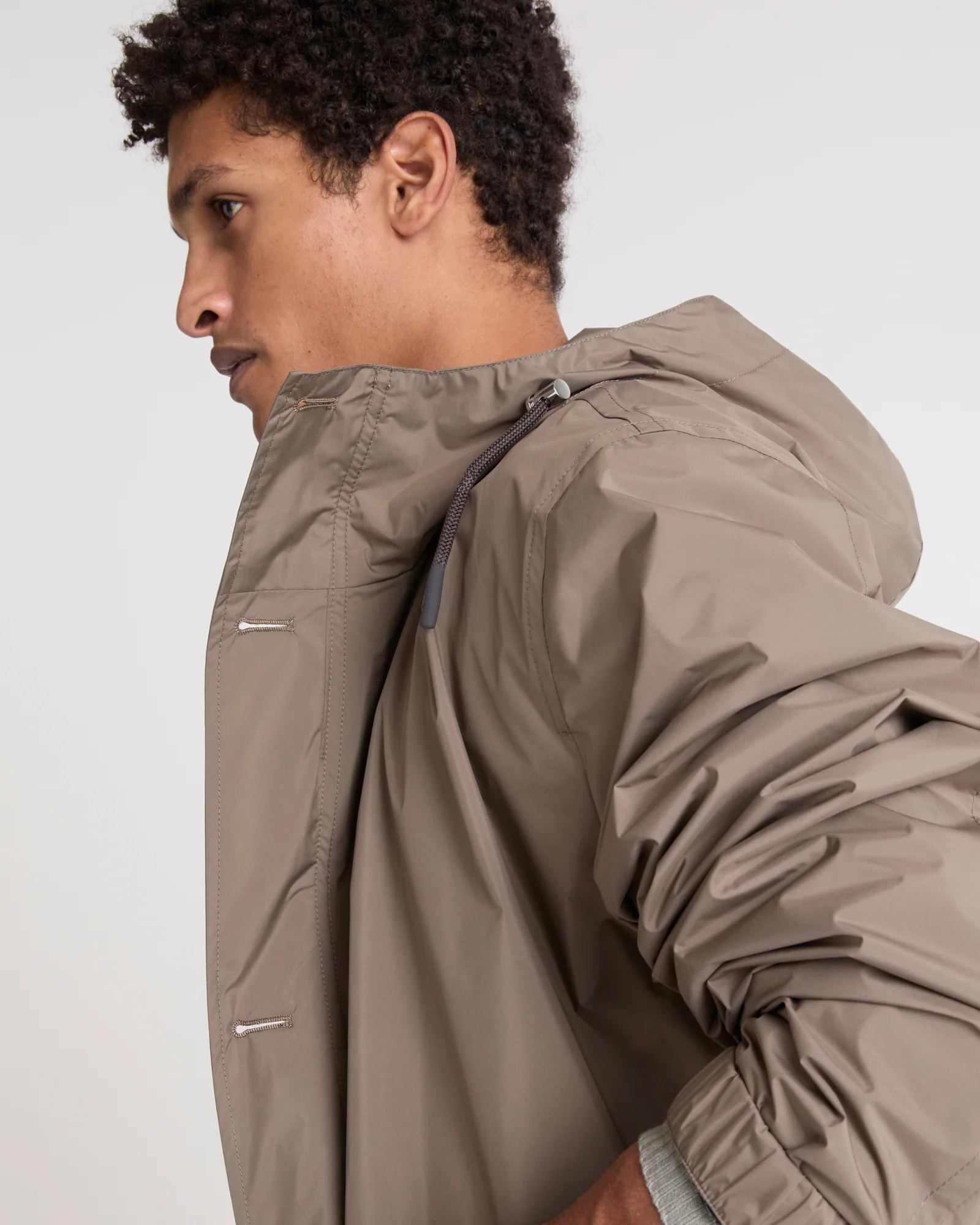 Waterproof fabric parka - Image 3