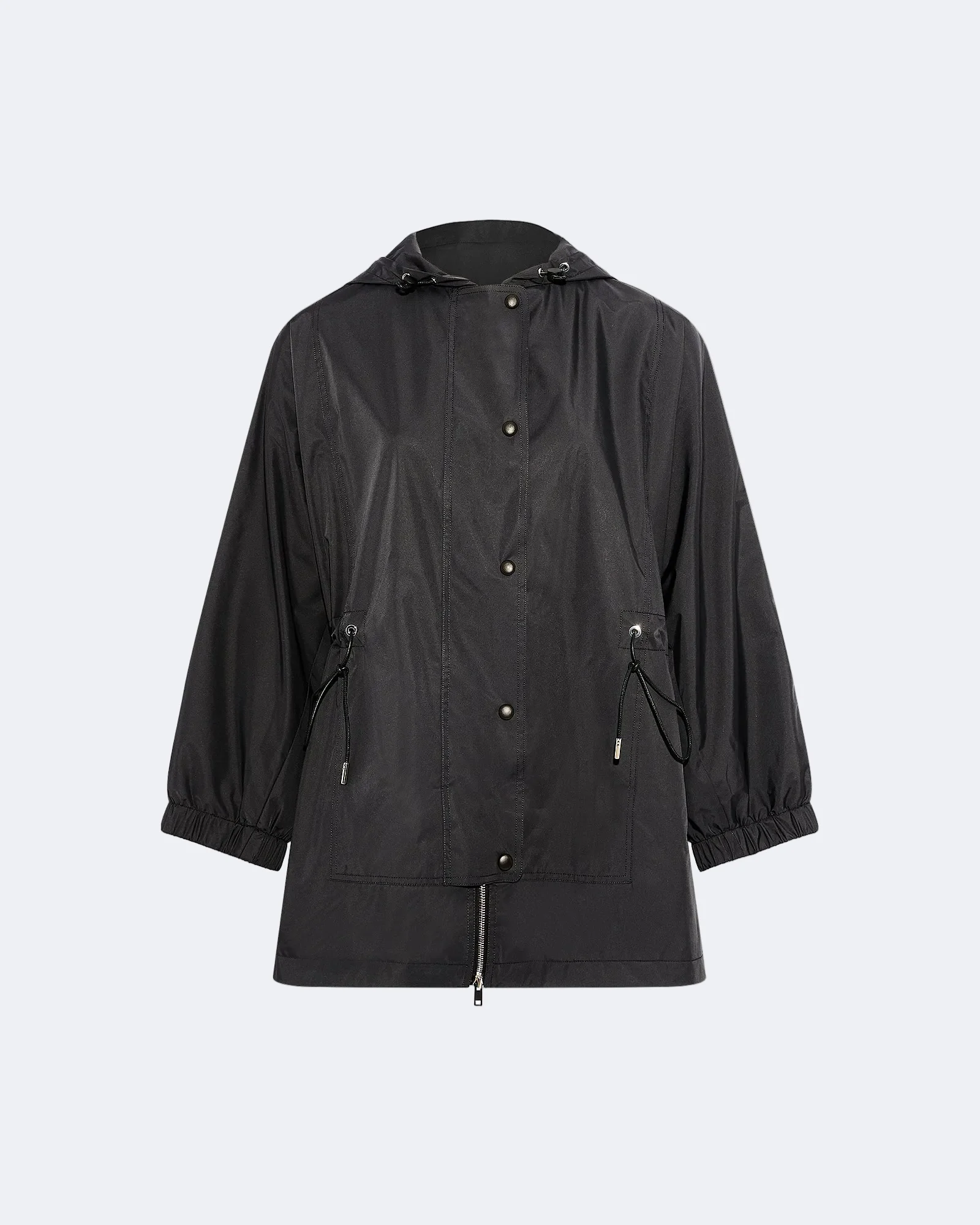 Waterproof technical fabric cape parka - Image 5