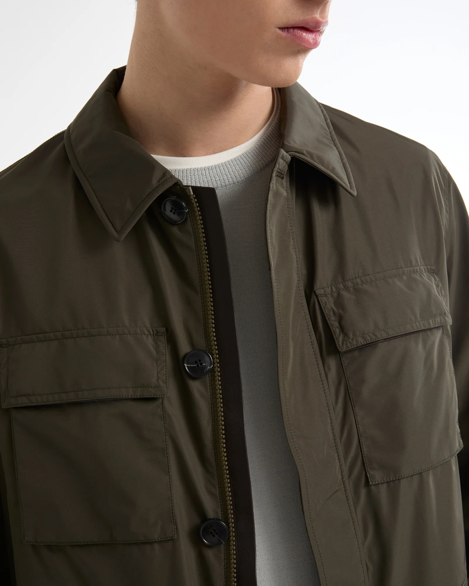 Waterproof technical fabric safari jacket - Image 3
