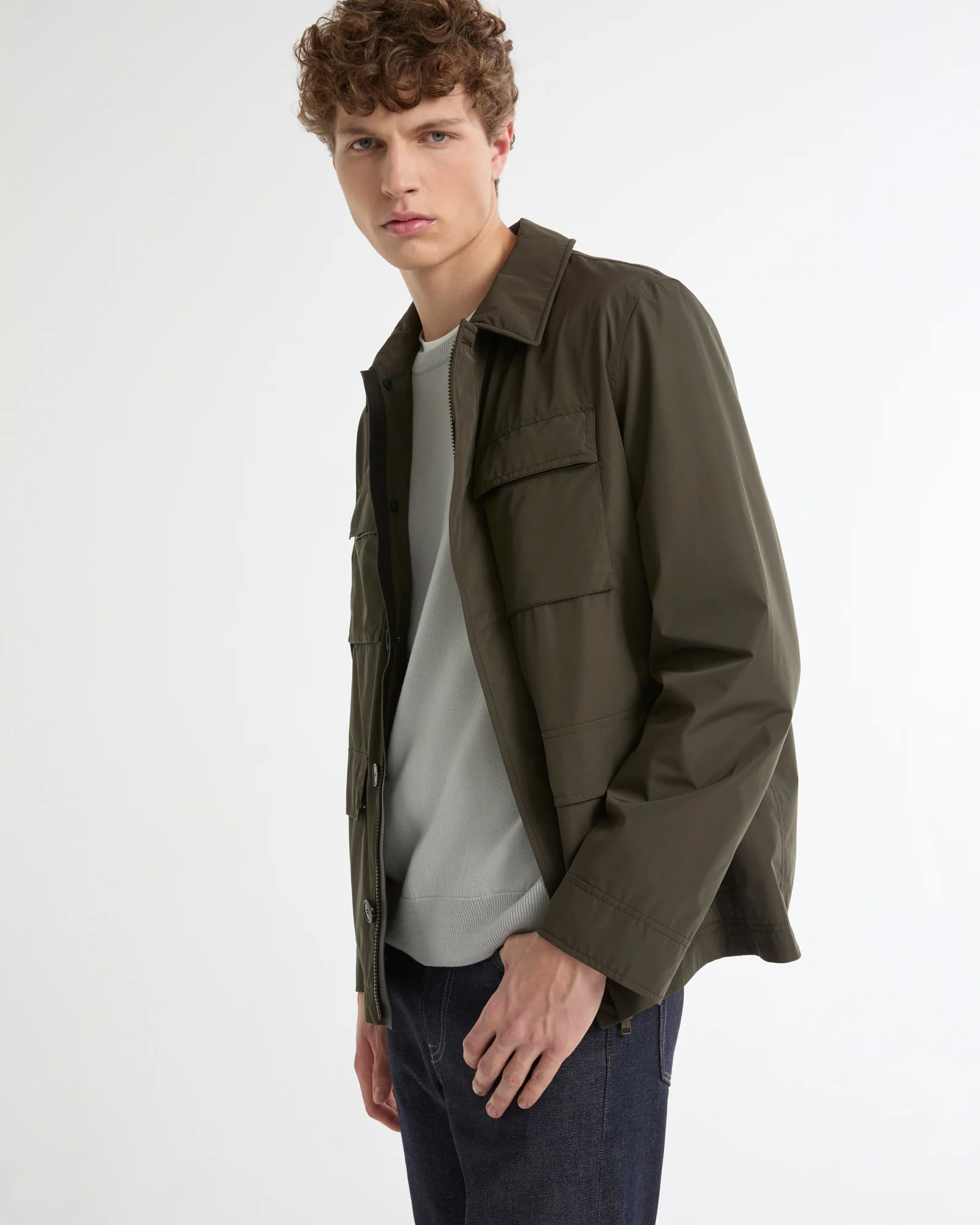 Waterproof technical fabric safari jacket - Image 4