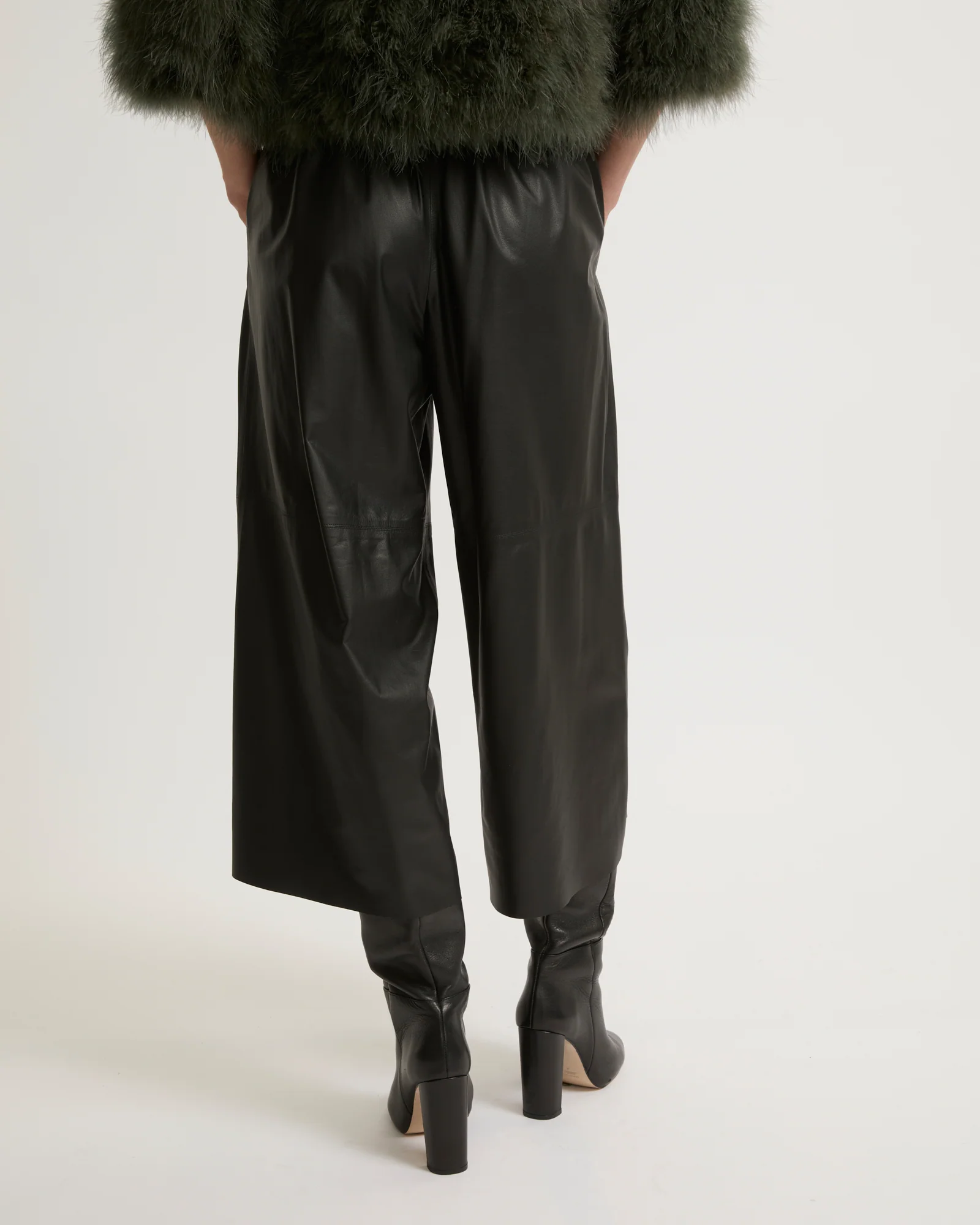 Culottes in fine lamb leather - Image 3
