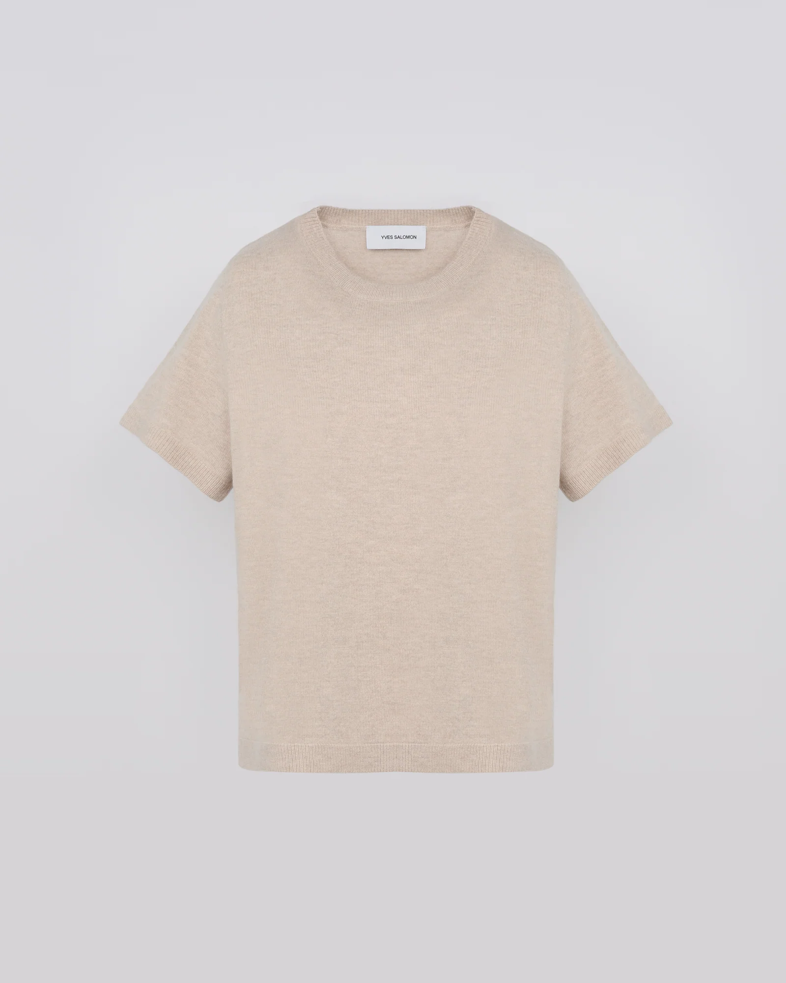 Wool-cashmere knit t-shirt - Image 4