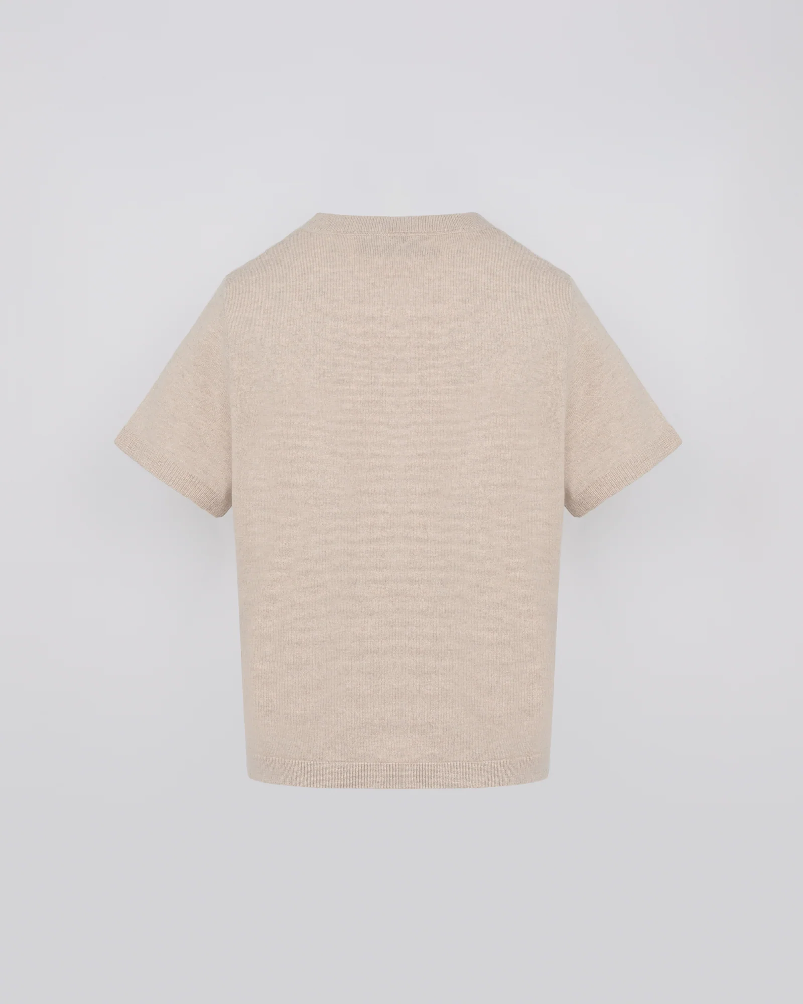 Wool-cashmere knit t-shirt - Image 5