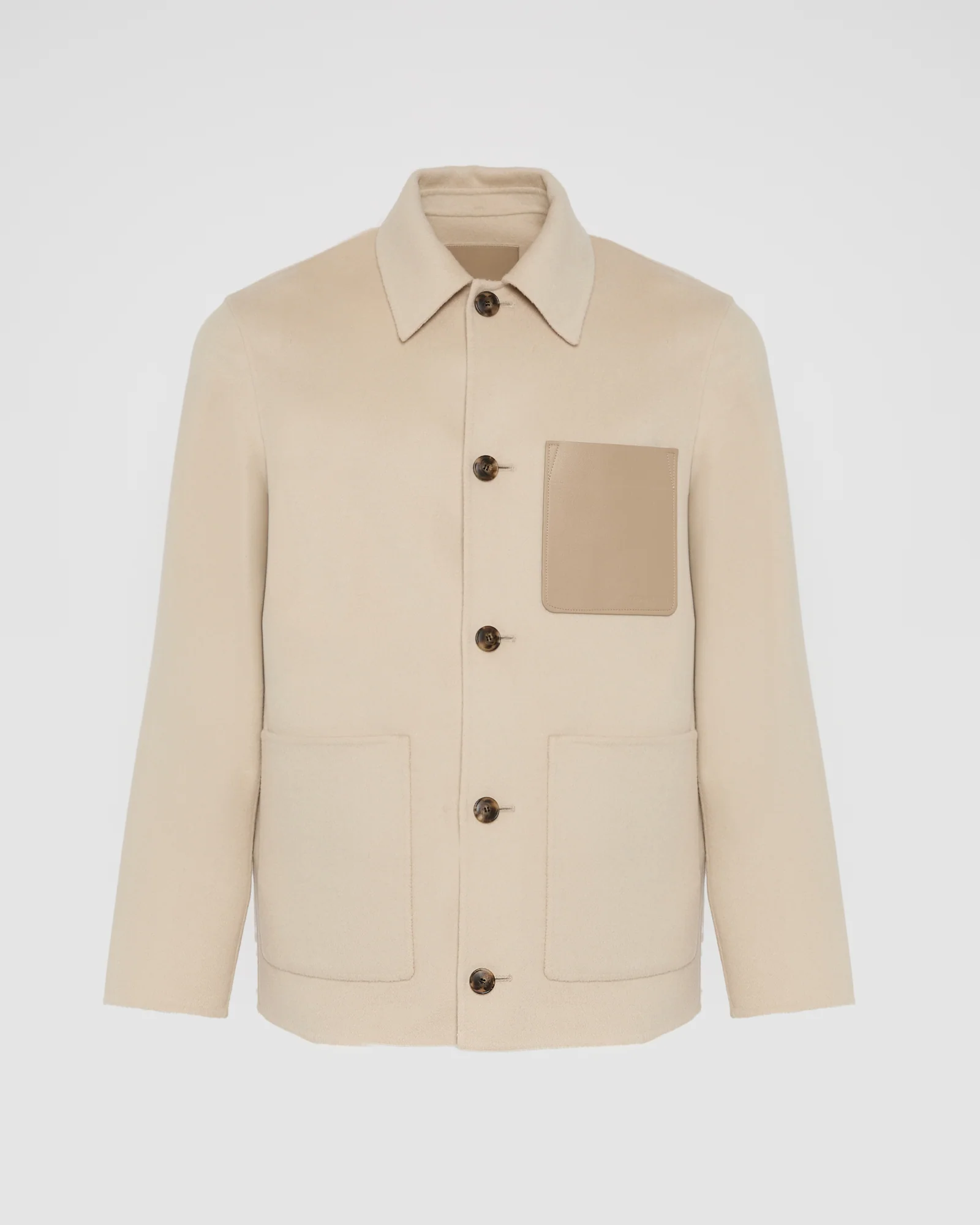 Workwear jacket in double-sided wool-cashmere fabric - Image 5