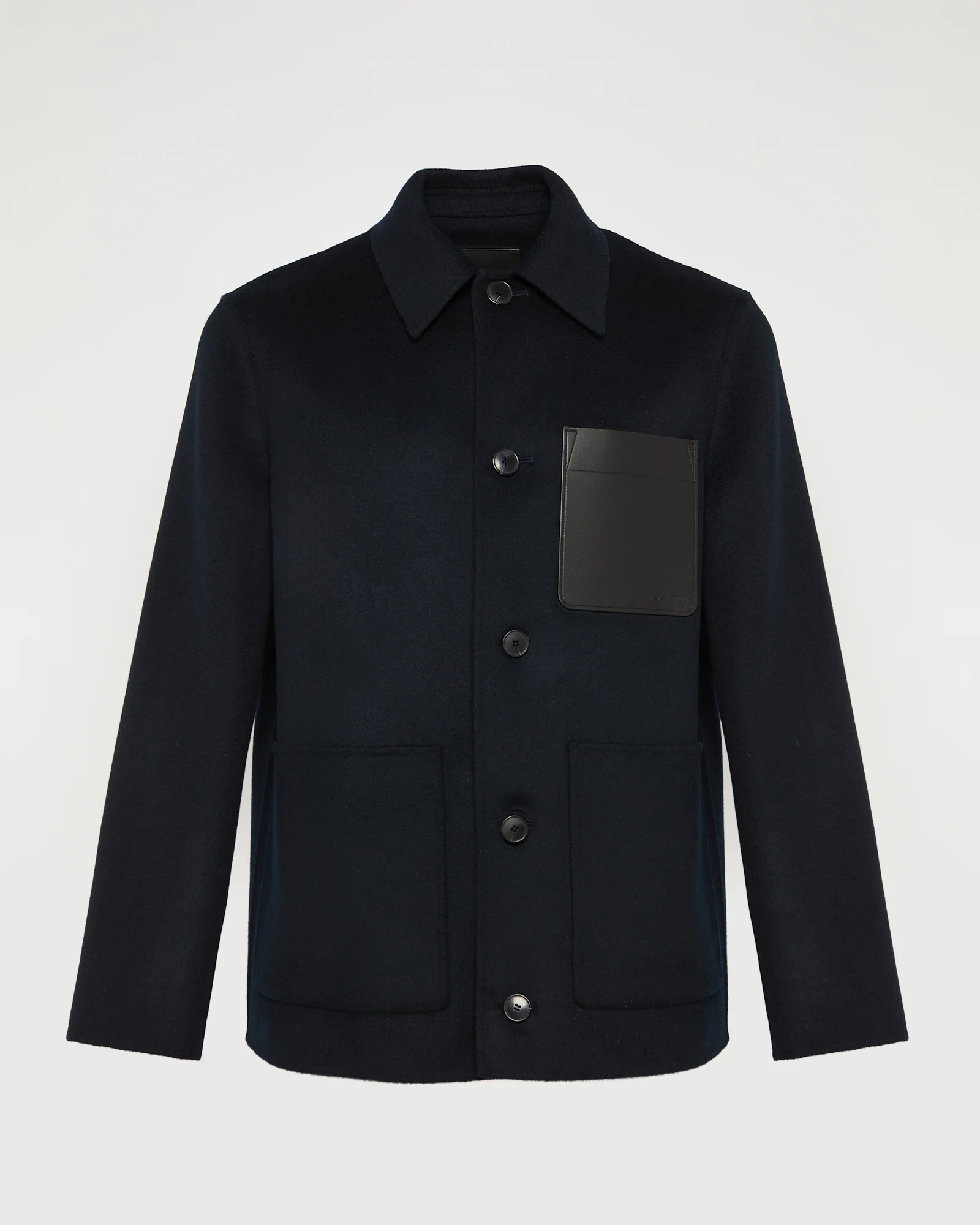 Workwear jacket in double-sided wool-cashmere fabric - Image 6